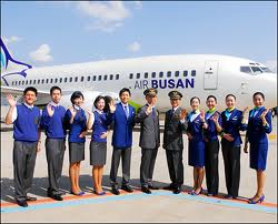 Air Busan codeshares some flights with Asiana.