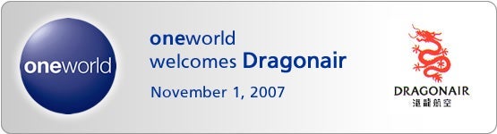 Dragon Air is a part of Oneworld.