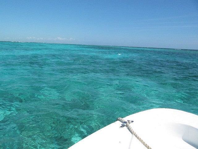 The crystal-clear waters of the Hol Chan Marine Reserve off Belize's Ambergris Caye - Photo by Melanie Wynne
