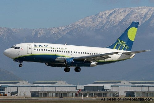 Sky Airline is based in Santiago, Chile.