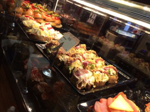My favorite section of tapas. They range from 2-3 euros each.