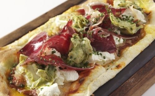 "Cocas" a Spanish pizza dish that is Vi-Cool's specialty.