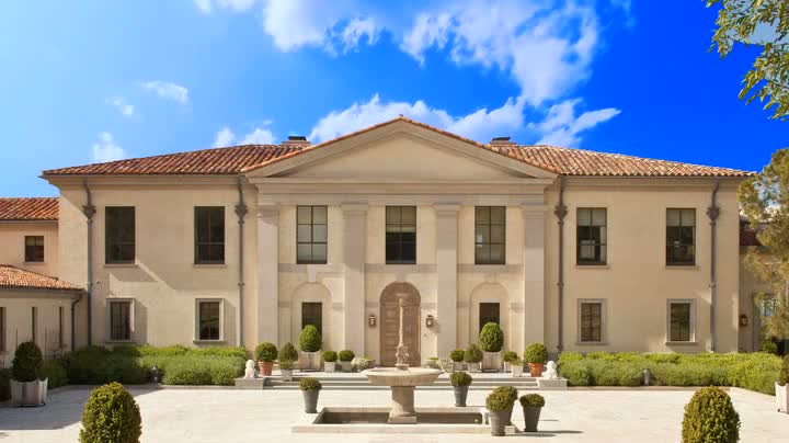 Bellosguardo, the Clark family estate, as pictured in its Christie's auction catalogue