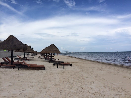 The view at the beach