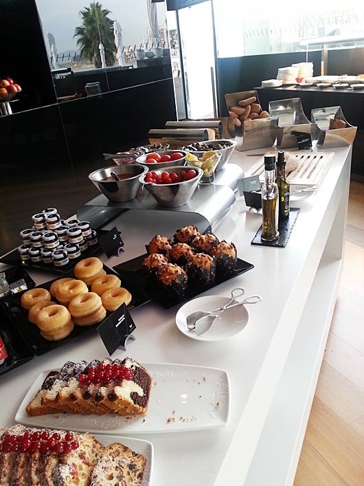 Pastries at the buffet
