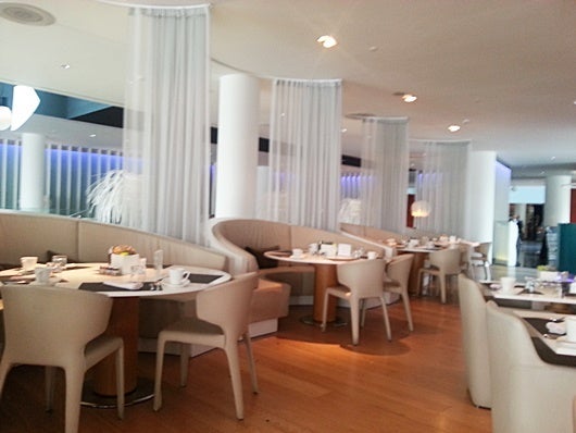 The Wave Restaurant with the buffet breakfast