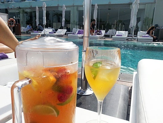 Poolside Cava Sangria