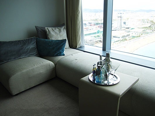 Lounge on the couch as you enjoy that view