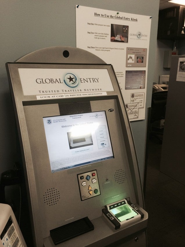 If your status is approved, your interview process will include training on the Global Entry kiosk.
