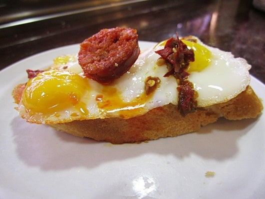 A tapa in Haro, Spain