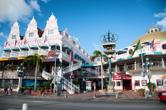 Dutch architectural flourishes in Aruba. Photo courtesy