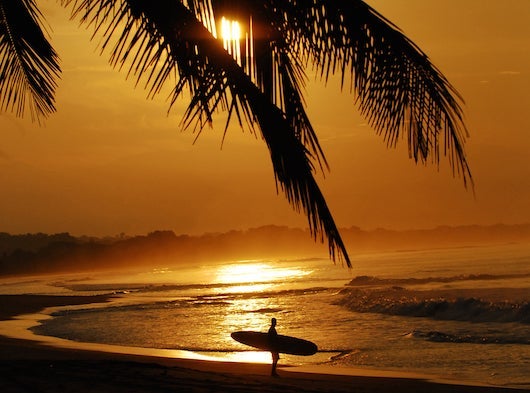Surf's up in Costa Rica.