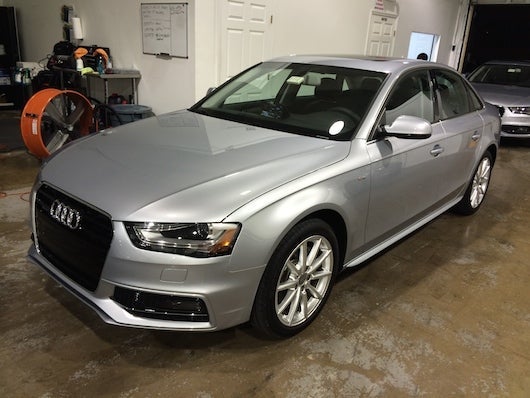 My 2015 Audi A4 at MIA's SilverCar drop-off location.