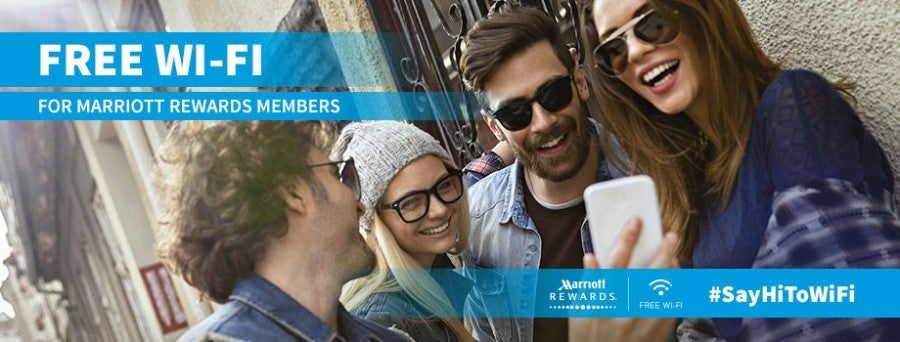 Starting January 15, 2015, Marriott Rewards will offer free Wi-Fi to all its members - not just elites.