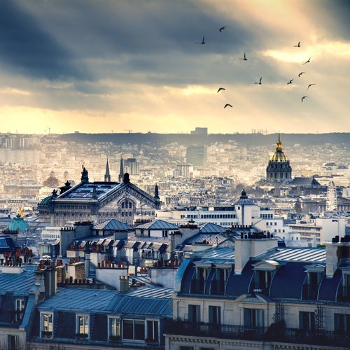 The rooftops of Paris. Photo courtesy Shutterstock.