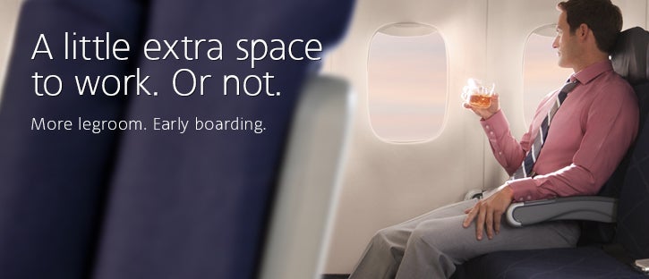 American's Main Cabin Extra seats offer more legroom.