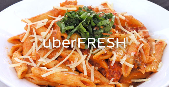 Uber is rolling out their new service UberFresh where you can order food delivery.
