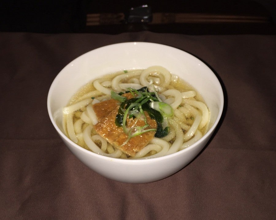 This simple bowl of udon noodles tasted amazing