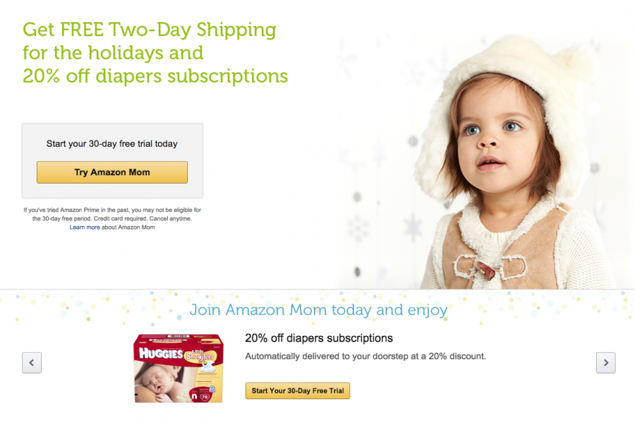 Amazon Mom is one way to make the most of your diaper purchases.