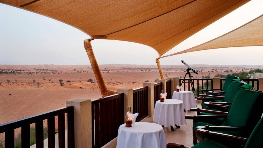 Starwood's Al Maha is set within the Dubai Desert Conservation Reserve.