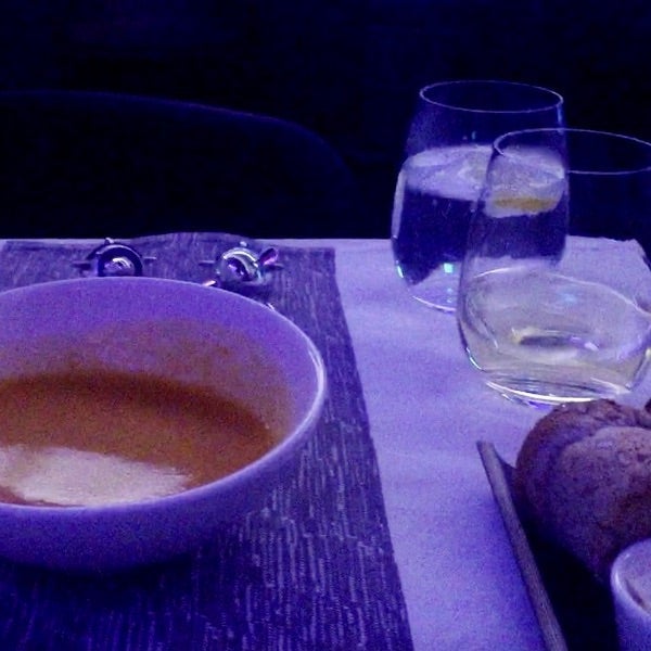 I don't mind turbulence. That is until it starts messing with my carrot, ginger and cardamom seasonal soup.