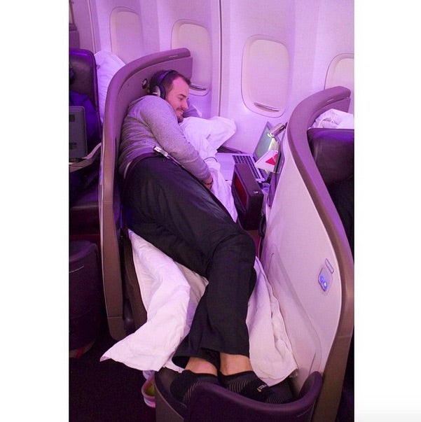 Remember that time I was even too tall for business class?