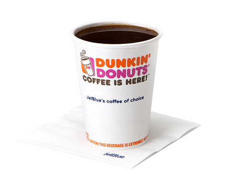 JetBlue doesn't necessarily "run on Dunkin," but you can still enjoy it onboard!