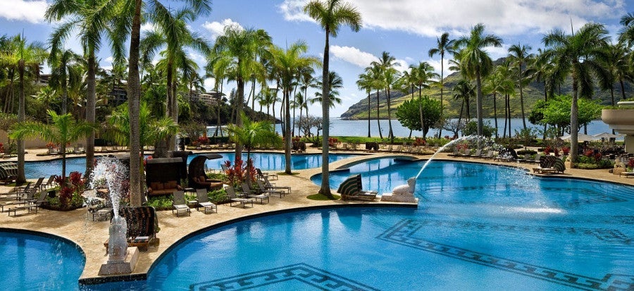 The sign-up bonus is enough for two nights at the Kauai Marriott Resort.