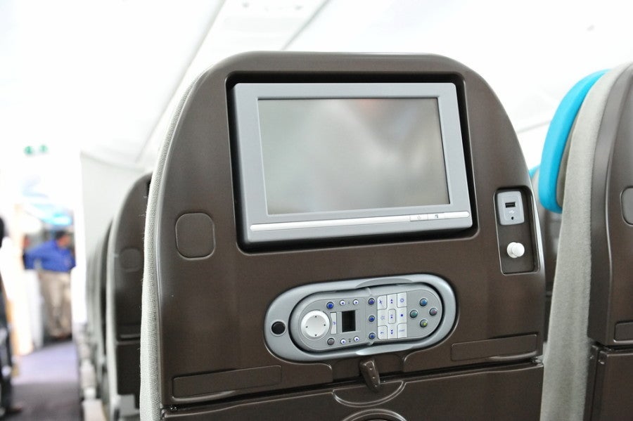 Your in-flight entertainment system is no place for porn. Photo courtesy of Shutterstock.