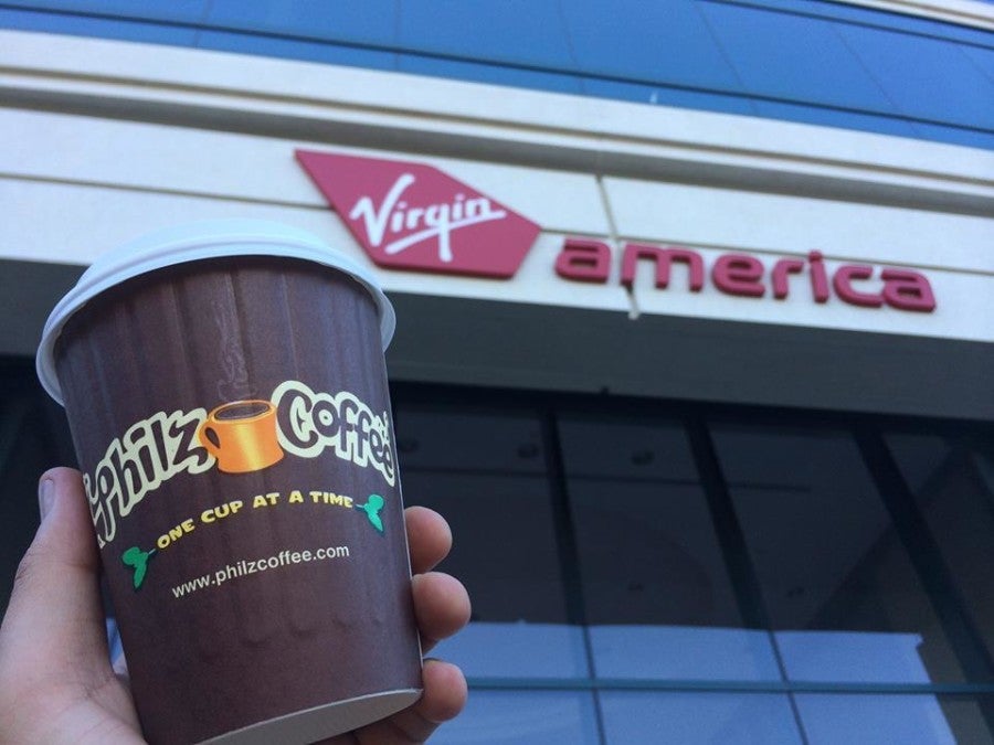 San Francisco's own Philz Coffee is served on Virgin America flights