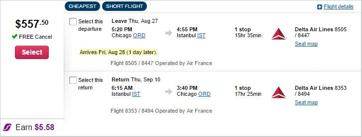 Air France Deal Chicago 2