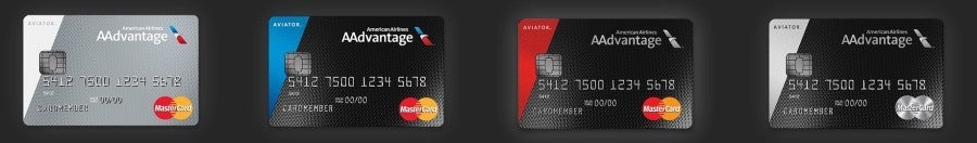There are four AAdvantage Aviator cards that currently exist.