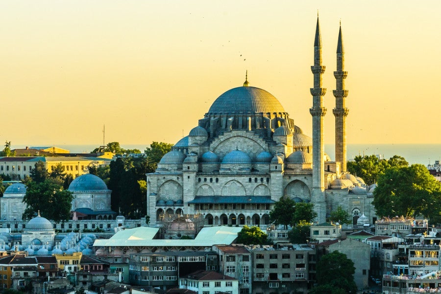 Summer sunset in Istanbul. Photo courtesy of Shutterstock.