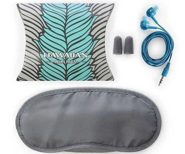 The new Hawaiian Airlines  amenity kit. Photo courtesy of 