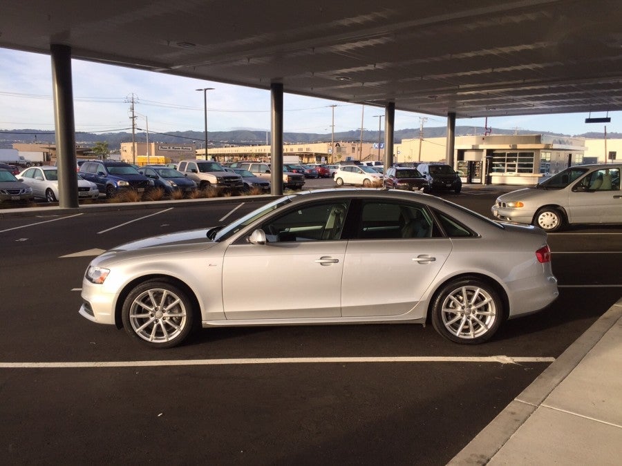 A Silvercar Audi A4 at SFO.