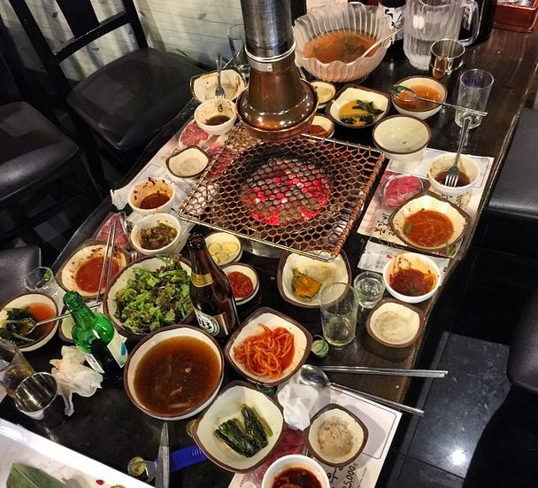 Make sure to eat some delicious Korean BBQ during your layover!