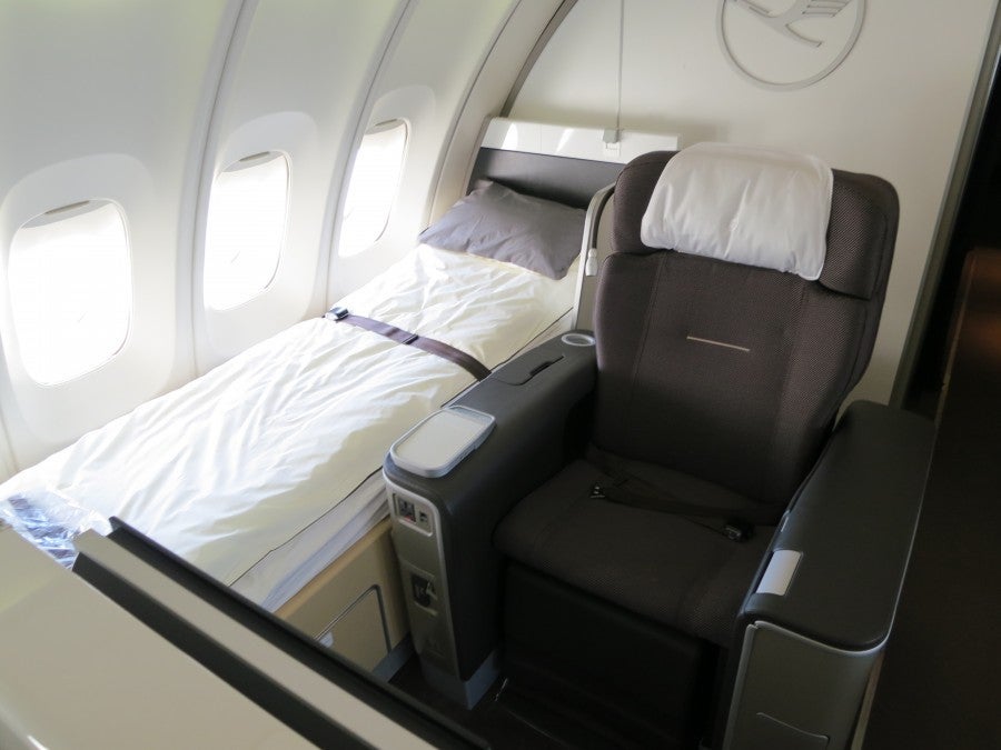 Lufthansa First Class award space is not released to partners until T-minus 14 days from departure. Photo courtesy The Points Guy.