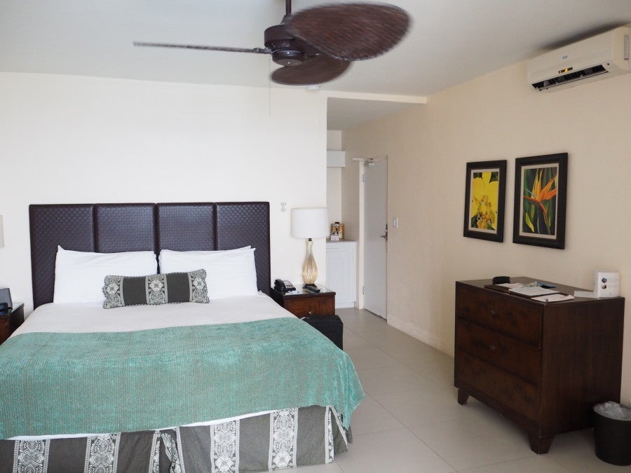 Our poolside guest room.