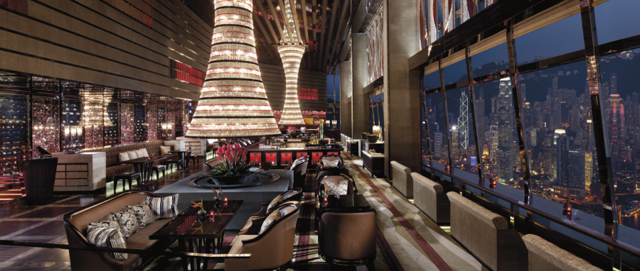Get $100 free to OZONE, on the 118th floor, at the Ritz-Carlton Hong Kong with the Ritz-Carlton Rewards card.