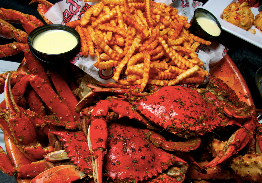 Crab fries (and crabs) at Chickie & Pete's