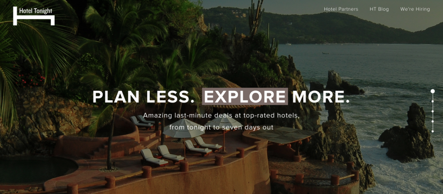 The FoundersCard gives you discounts on bookings made with HotelTonight