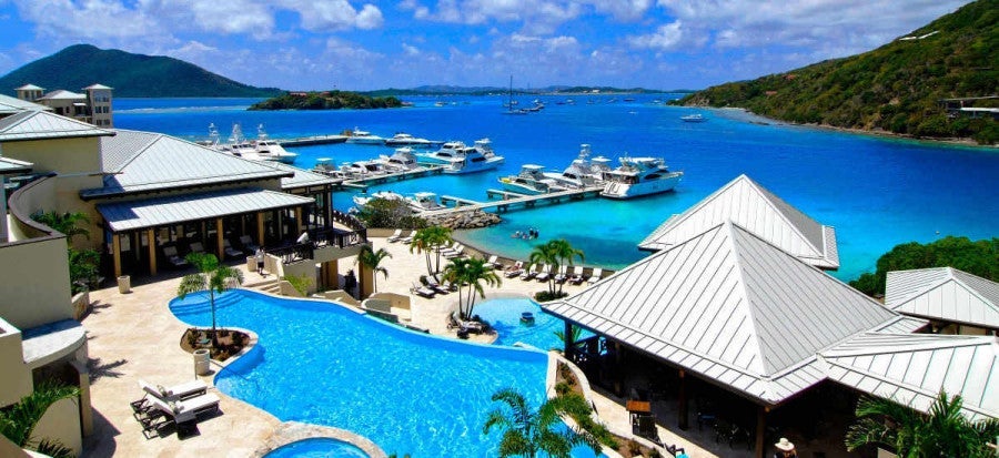 Scrub Island Resort & Spa is located on a private island off Tortola in the British Virgin Islands.