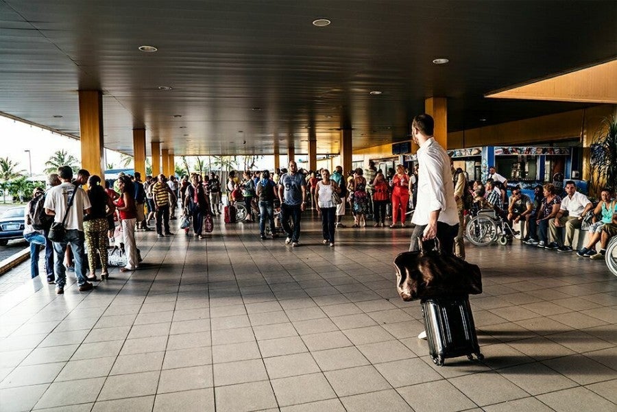 Havana's airport is small and easy to navigate.