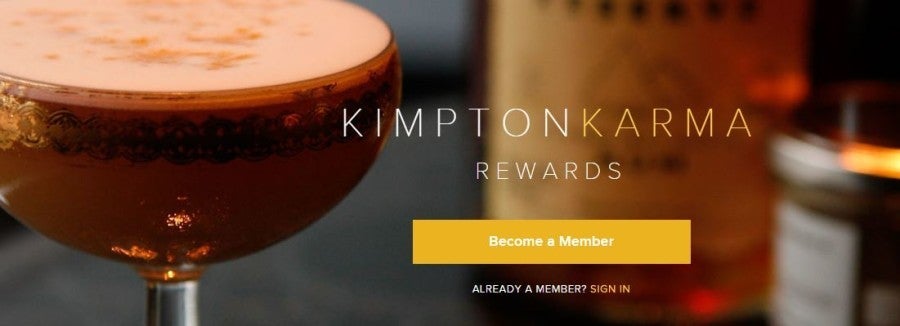 How does the Kimpton Karma Rewards program work?