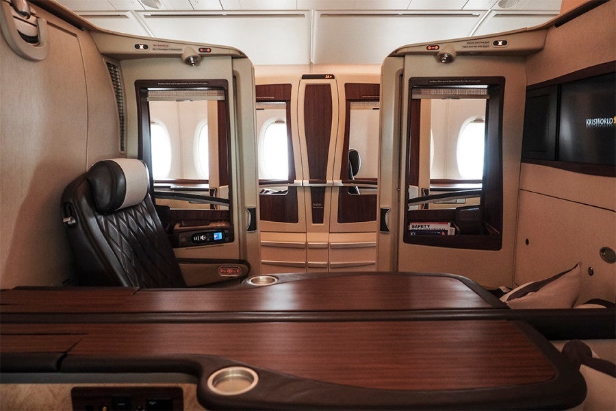 Singapore Suites on the A380.