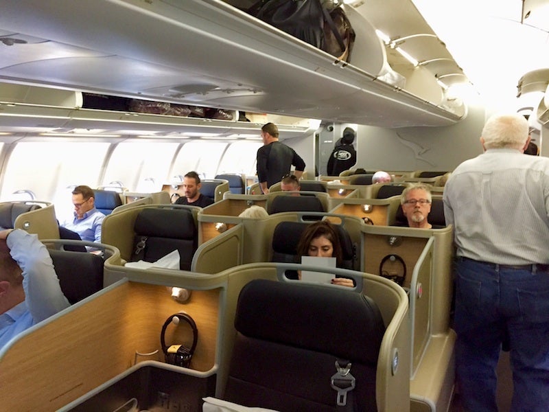 Boarding was late, but eventually we got underway.