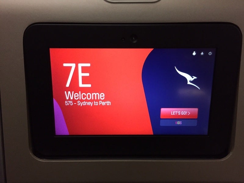Qantas uses its new Q Stream service for in-flight entertainment.