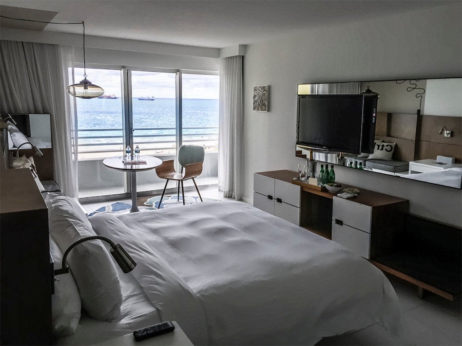 The room is smaller than a suite should be, and I didn't love the bed.