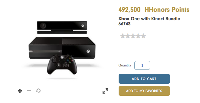 Hilton HHonors shopping