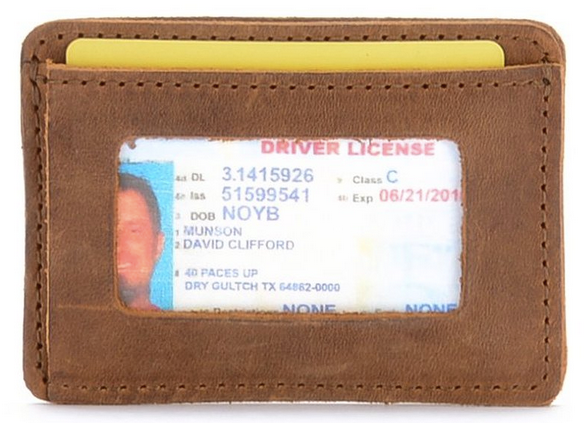 Saddleback Pocket ID Wallet